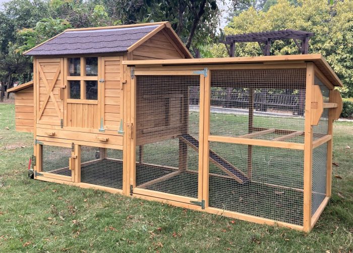 Pet Homes Hasenstall Hühnerstall Wachteln Zwerghühner Kaninchen isoliert massiv